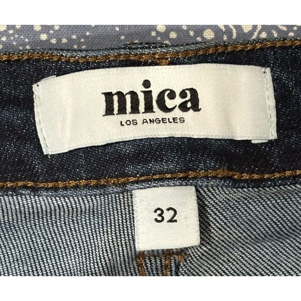 MICA Women's Dark Wash, High Rise, Straight Leg Jeans Size 32 (MDP-0512DK) - Picture 2 of 7